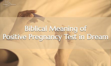Biblical Meaning of Positive Pregnancy Test in Dream