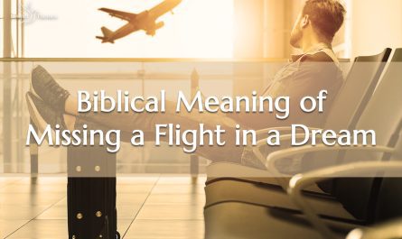 Biblical Meaning of Missing a Flight in a Dream